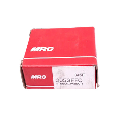 New MRC 205SFFC Deep Groove Ball Bearing, 52mm OD, 25mm Bore, 15000rpm Max