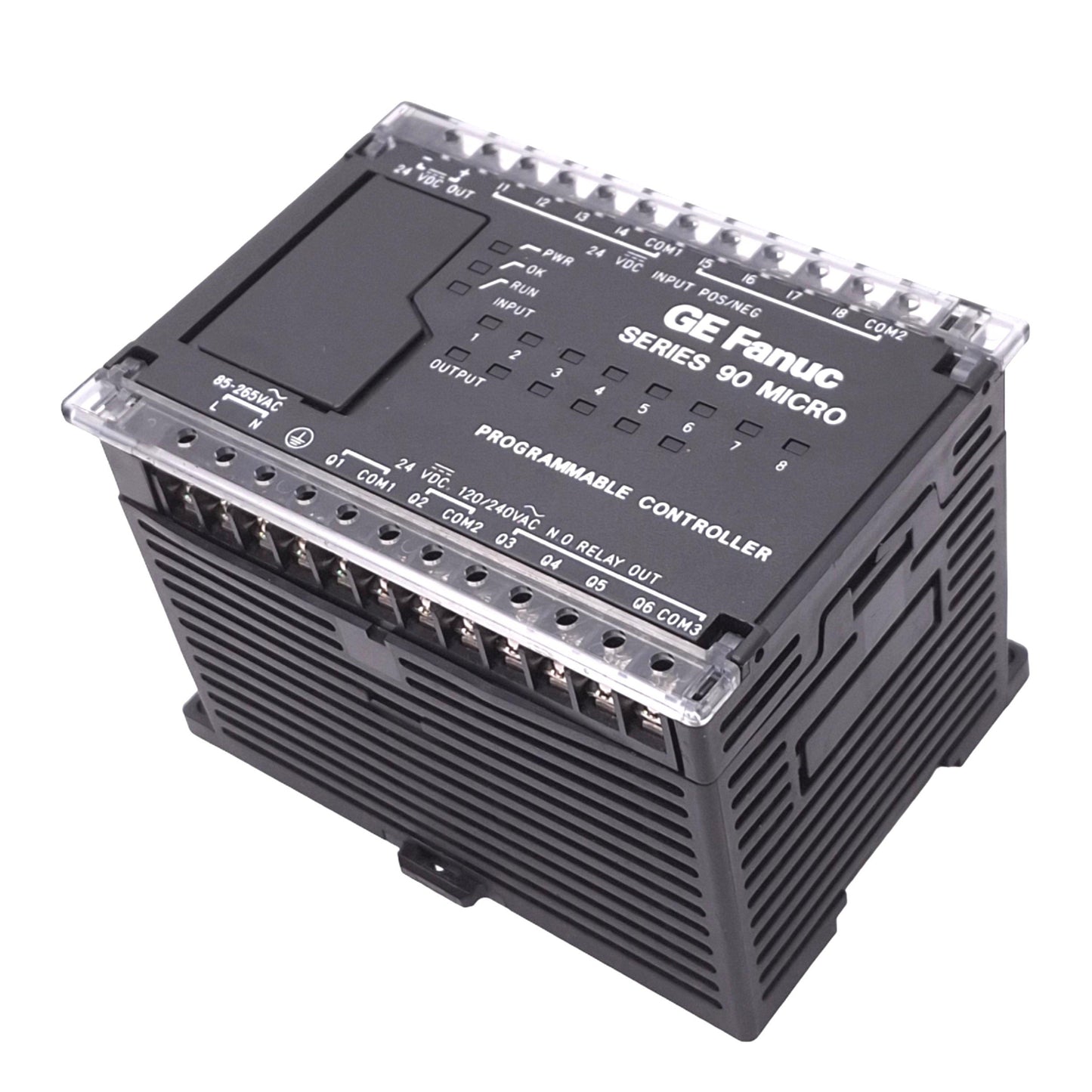 Used GE Fanuc IC693UDR001CP1 Series 90 Micro CPU PLC Module, 14-Point, 100-240VAC