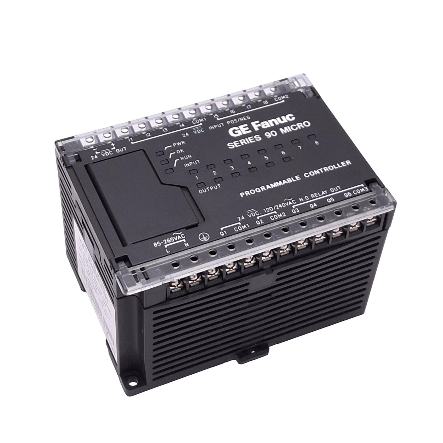Used GE Fanuc IC693UDR001CP1 Series 90 Micro CPU PLC Module, 14-Point, 100-240VAC