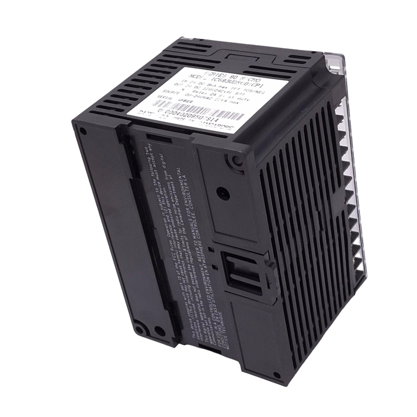 Used GE Fanuc IC693UDR001CP1 Series 90 Micro CPU PLC Module, 14-Point, 100-240VAC