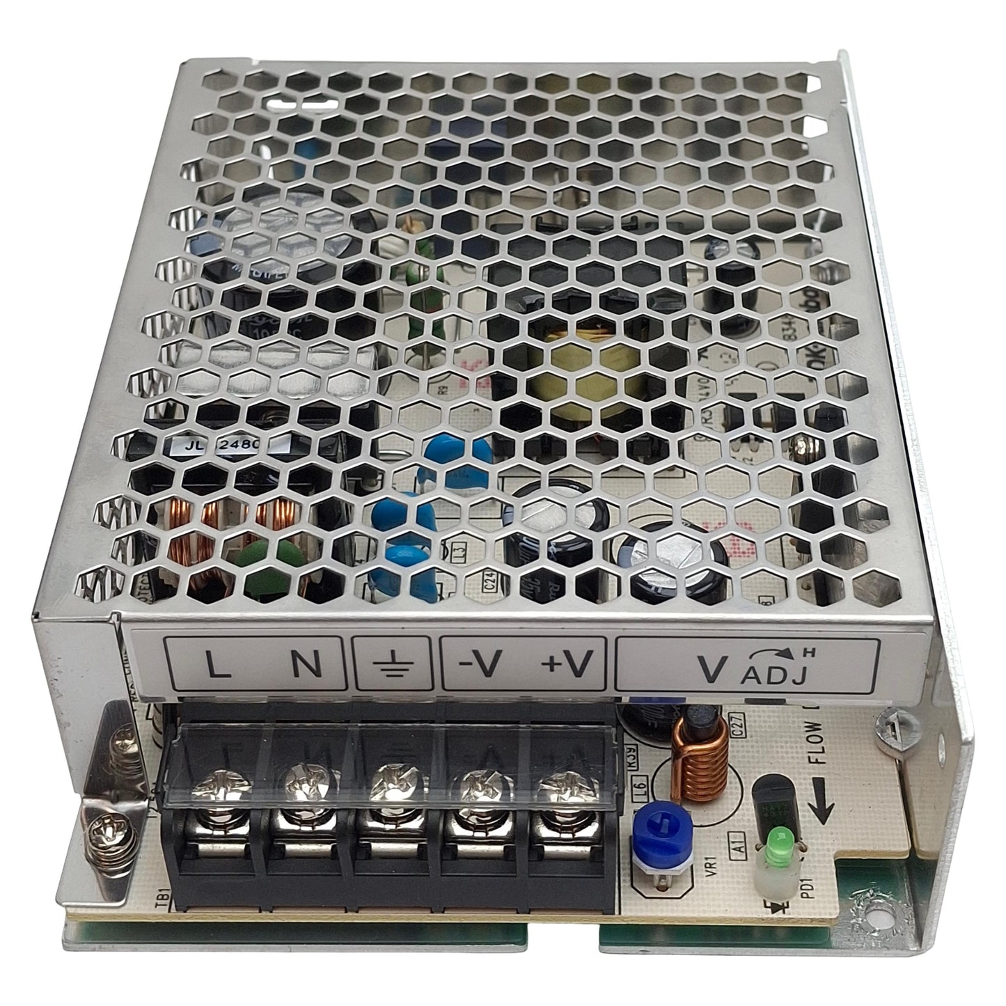 Used TDK-Lambda LS75-24 Enclosed Power Supply, 100-240VAC In, 3.2A 24VDC Out