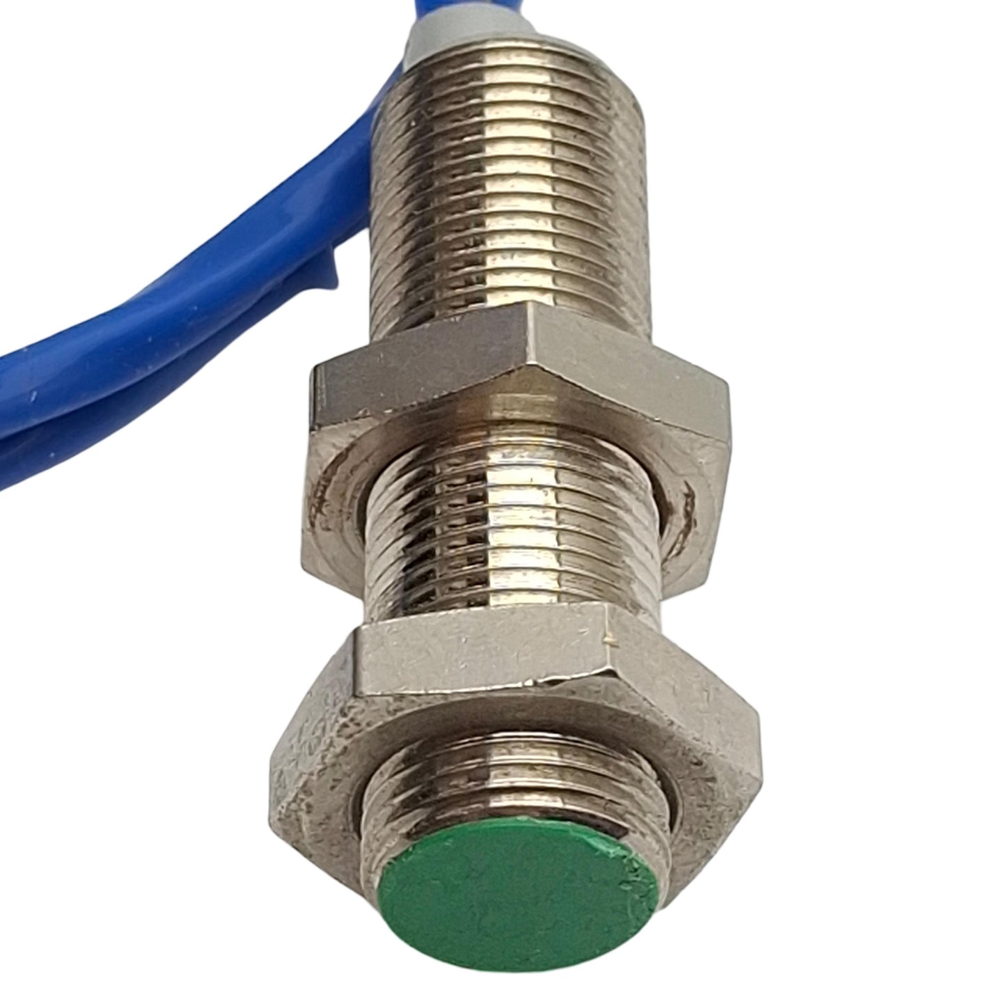 Used Baumer IFRM 12P1707 Inductive Sensor, PNP NO, 4mm Range, 6-30VDC, M12, 3-Wire