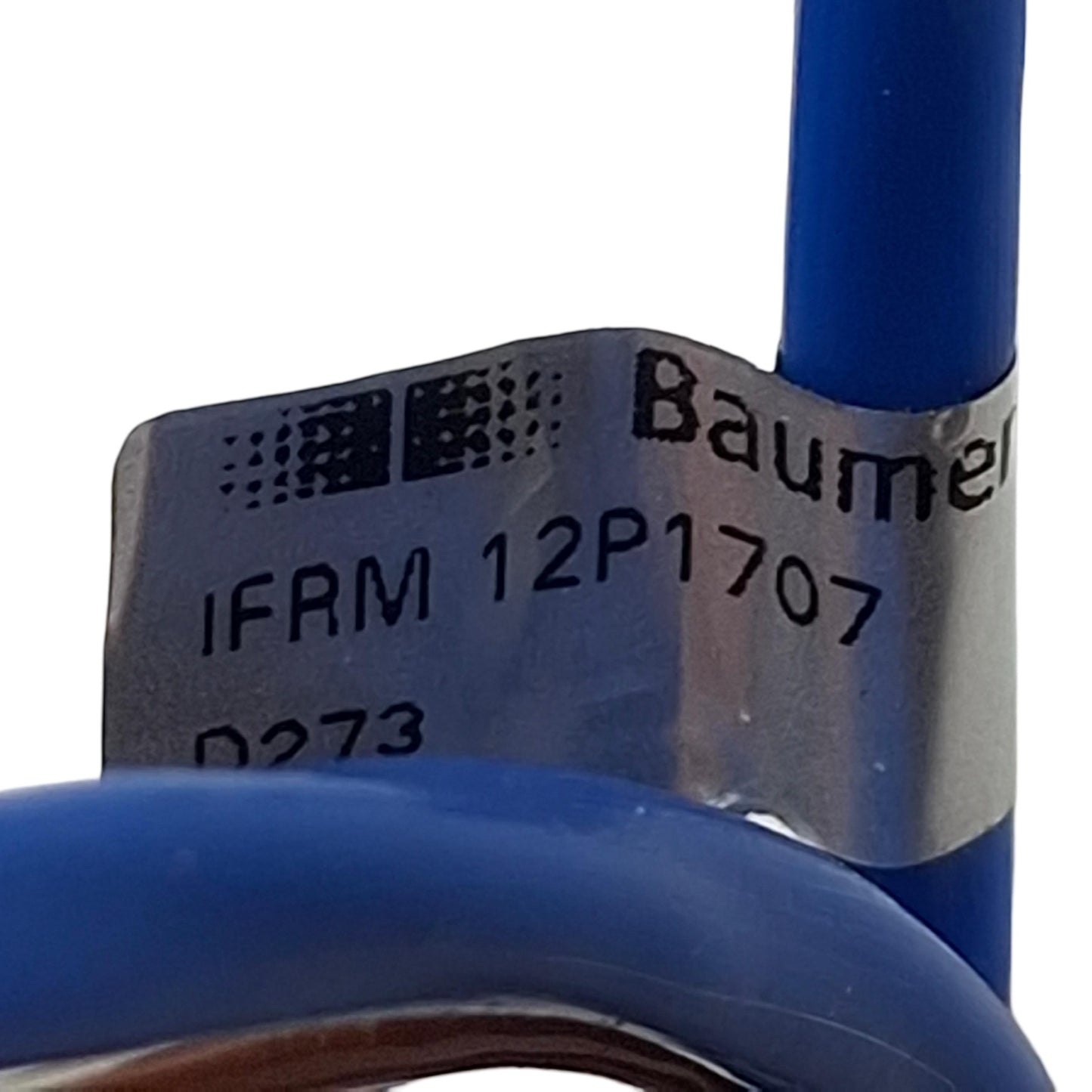 Used Baumer IFRM 12P1707 Inductive Sensor, PNP NO, 4mm Range, 6-30VDC, M12, 3-Wire
