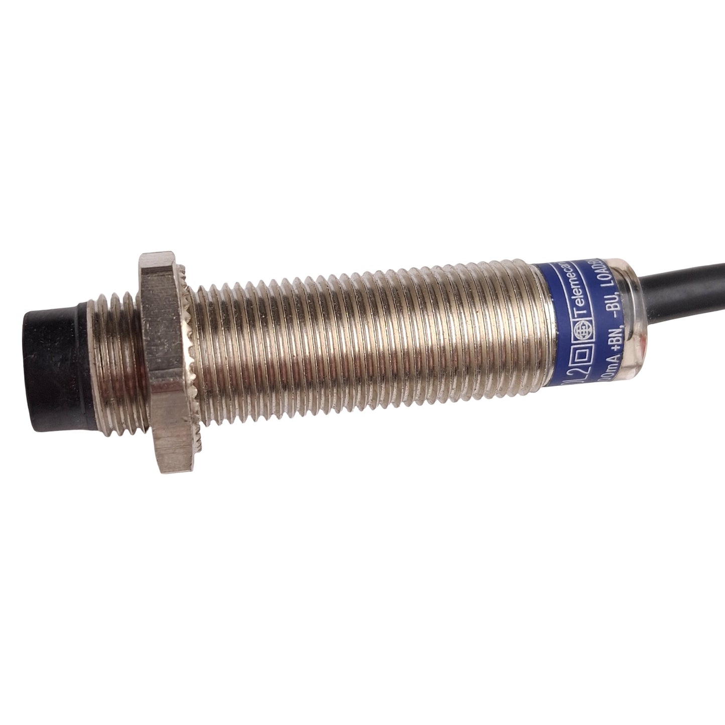 New – Open box Telemecanique XS2M12PA370L2 Proximity Sensor, PNP-NO, 12-48VDC, M12 Barrel