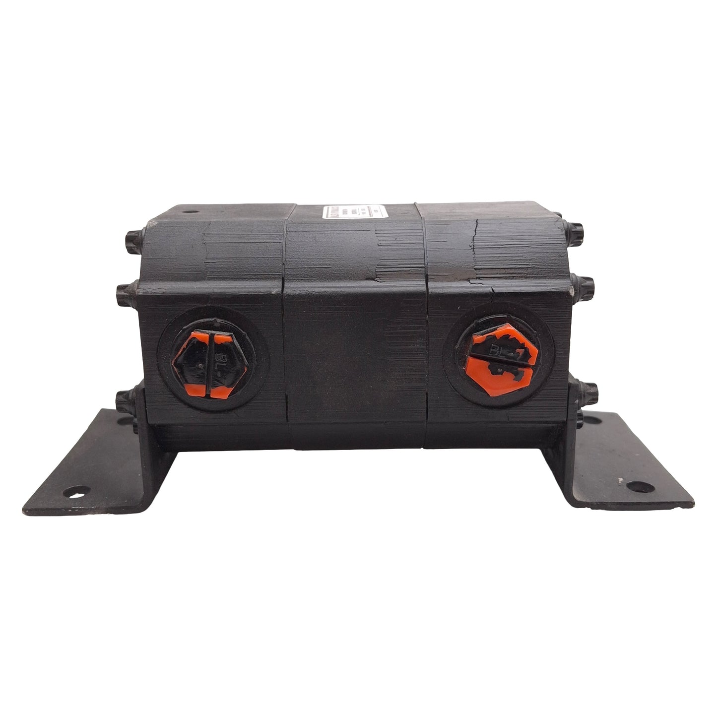 Used Haldex Hydraulics 1300634 Flow Divider, 2-Section, 0.129in³/Section, 3/4-16 SAE