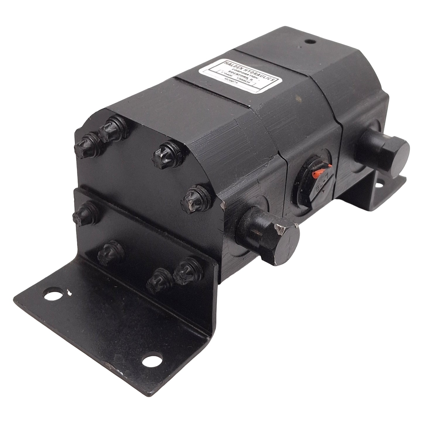 Used Haldex Hydraulics 1300634 Flow Divider, 2-Section, 0.129in³/Section, 3/4-16 SAE