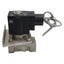Used SMC VXZ2240L-04N-3CR1 Solenoid Valve, 2-Way NO, 1/2in NPT, 1MPa, 110/120VAC Coil