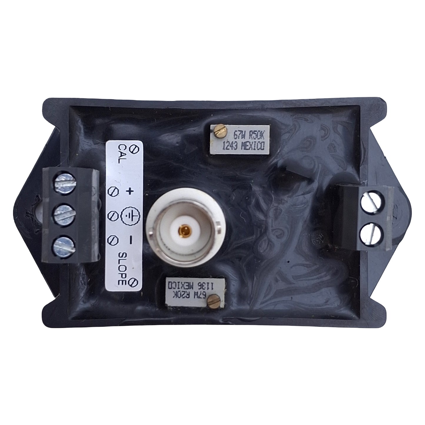Used Omega PHTX-014 Mini pH Transmitter, 0-14 Range, 24VDC, Two-Wire, 4-20mA, BNC