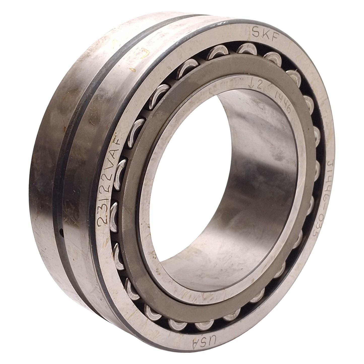 New SKF 23122 VAF Spherical Roller Bearing, ø110mm ID, ø180mm OD, 56mm Width