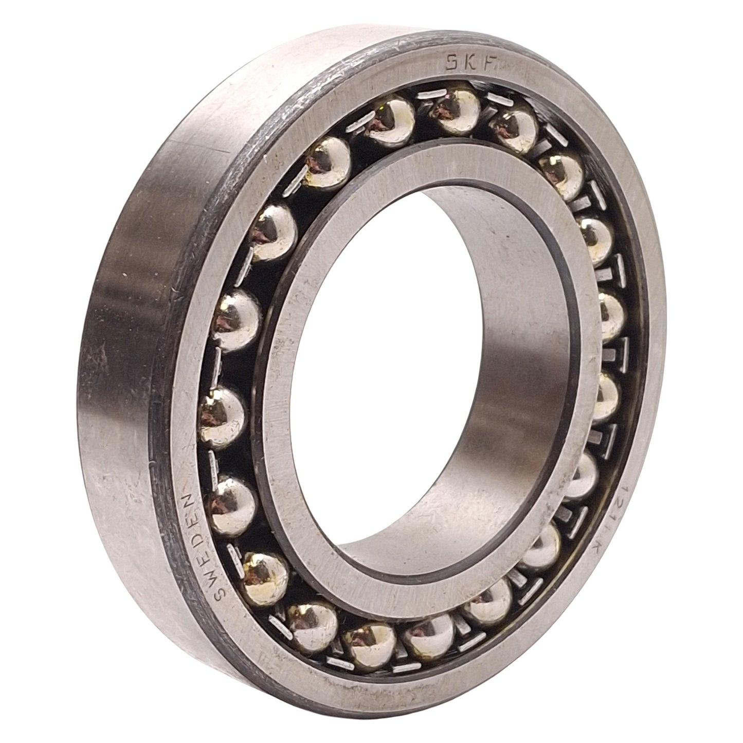 New – Open box SKF 1211 KJ Self-Aligning Ball Bearing, ø55mm ID, 100mm OD, 21mm Width, 2380lbf