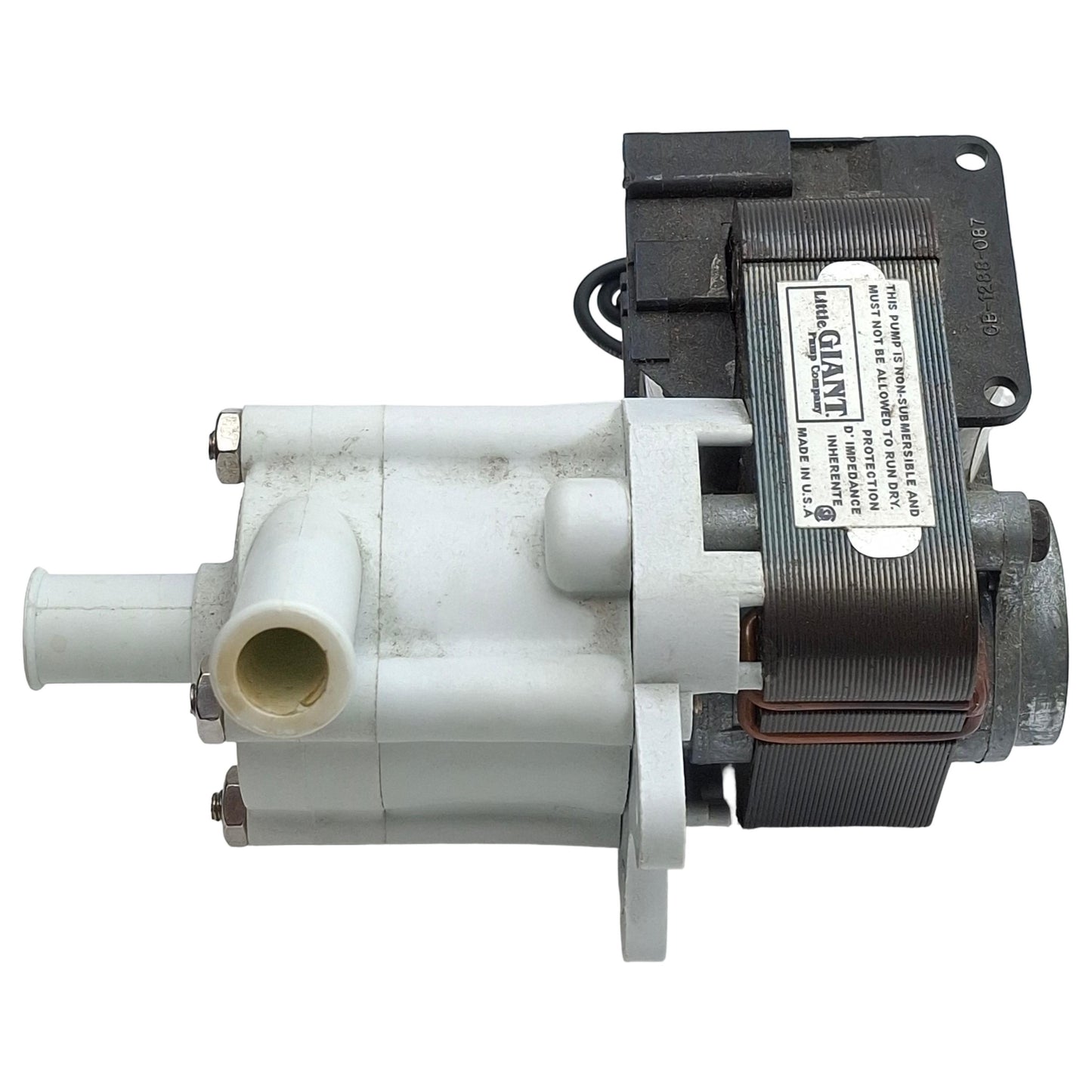 Used Little Giant 588001 1-AA-MD Magnetic Drive Pump, 1-Phase, 115VAC, ø1/2in Hose