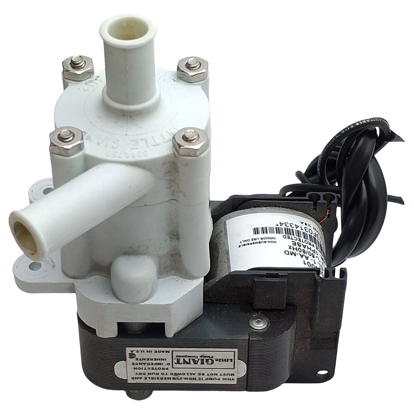 Used Little Giant 588001 1-AA-MD Magnetic Drive Pump, 1-Phase, 115VAC, ø1/2in Hose