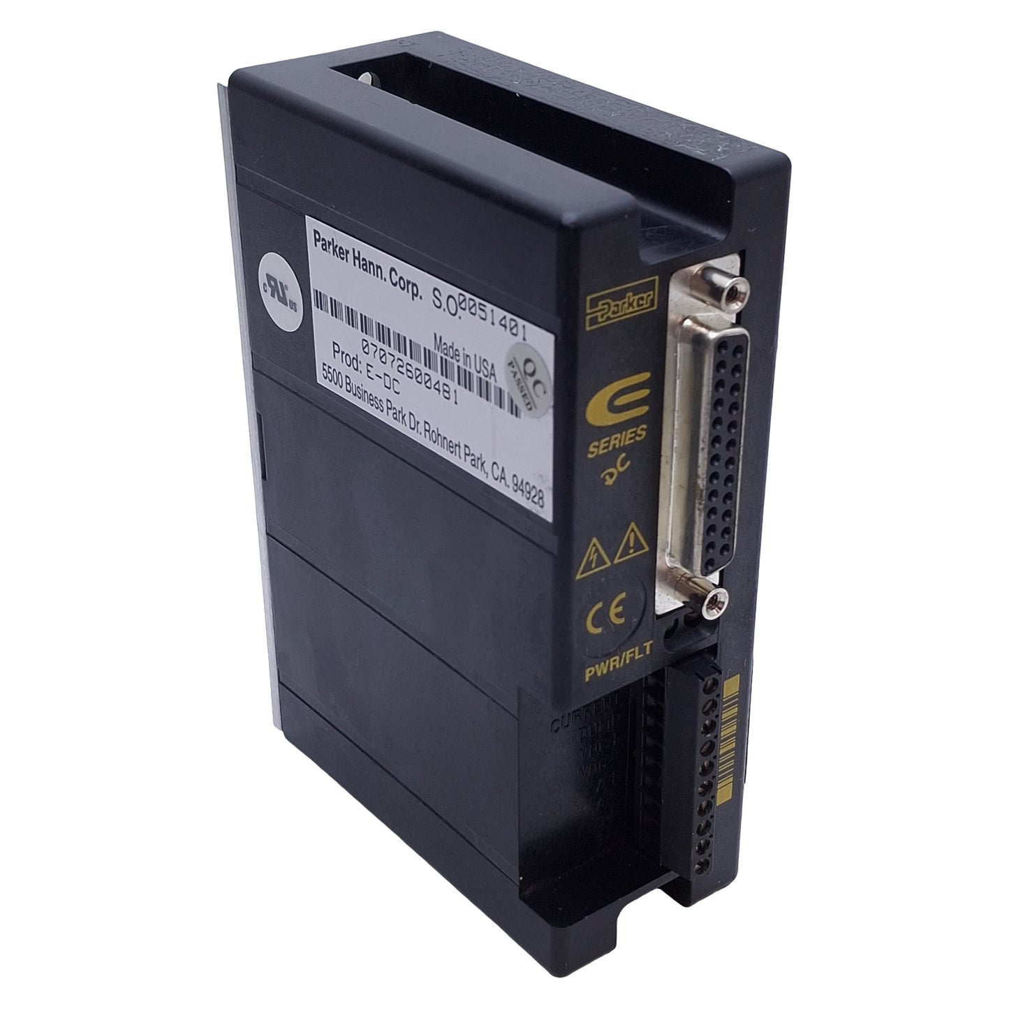 Used Parker E-DC E-Series Microstepping Drive 2-Phase 0.2-4.8A, 0.2mH–80mH, 24-48VDC