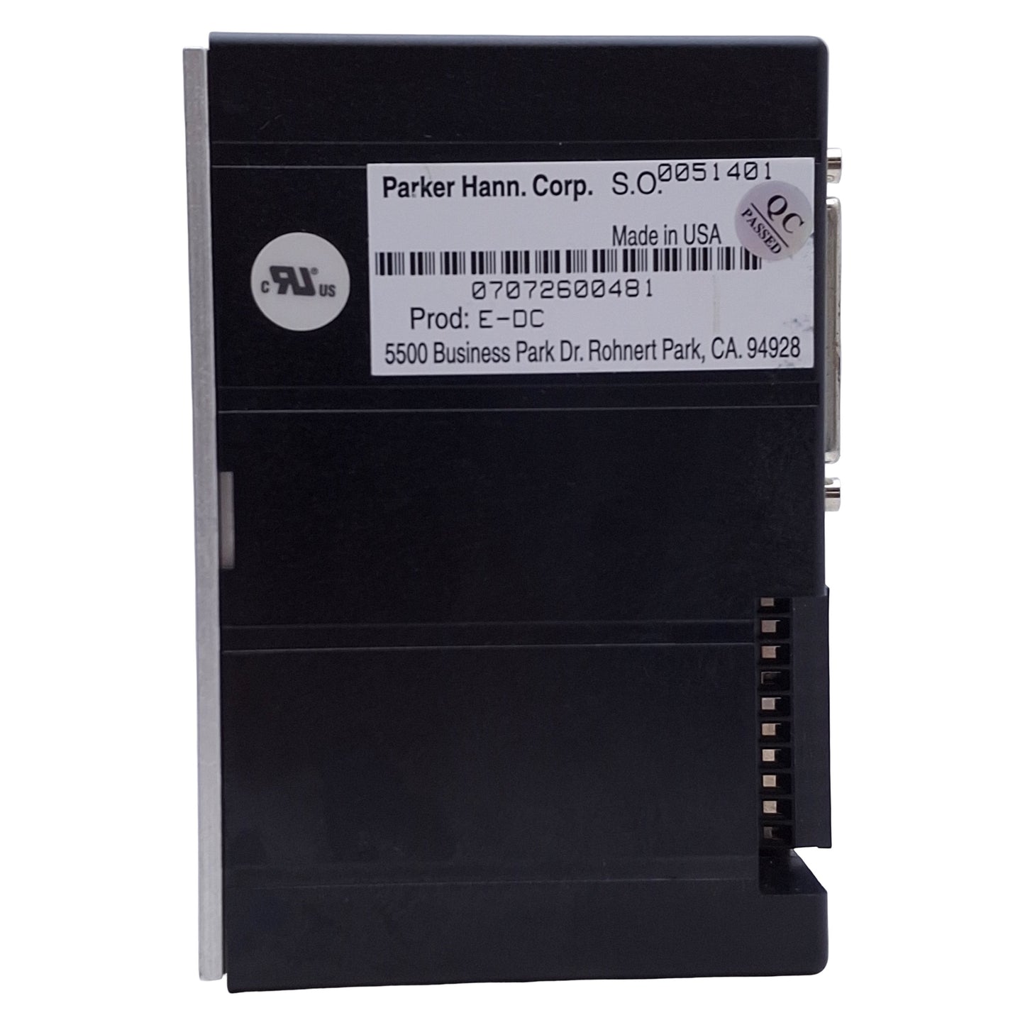 Used Parker E-DC E-Series Microstepping Drive 2-Phase 0.2-4.8A, 0.2mH–80mH, 24-48VDC