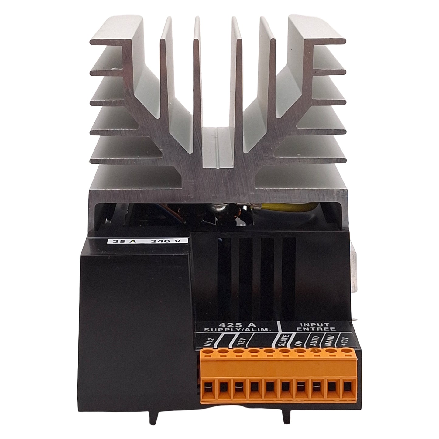 Used Eurotherm 425A 25A/240V/110V120/4MA20/PA/ENG/CL Eurocube Thyristor Unit, 25A