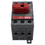 Used ABB OT32E3 Disconnect Switch, 3-Pole, 40A 600VAC, DIN Rail Mount, 6in Extension