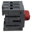 Used ABB OT32E3 Disconnect Switch, 3-Pole, 40A 600VAC, DIN Rail Mount, 6in Extension
