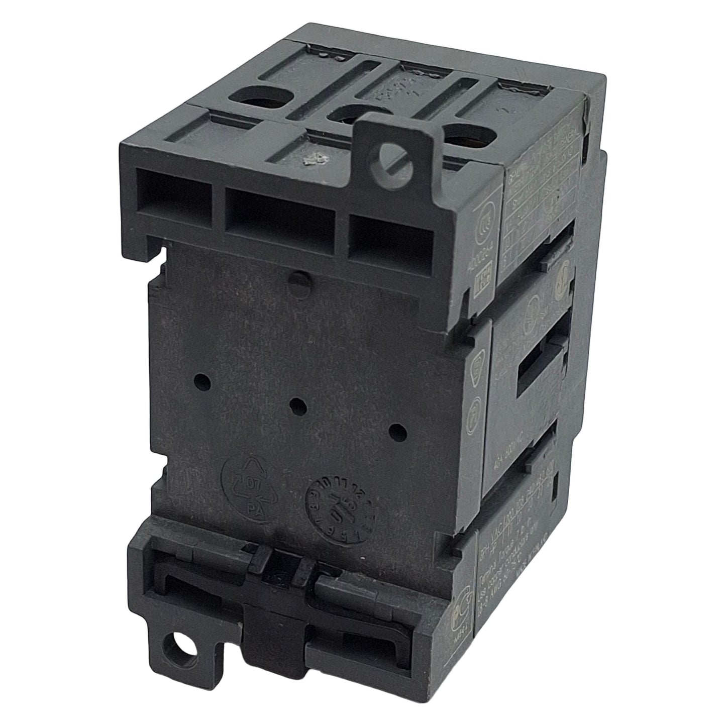 Used ABB OT32E3 Disconnect Switch, 3-Pole, 40A 600VAC, DIN Rail Mount, 6in Extension