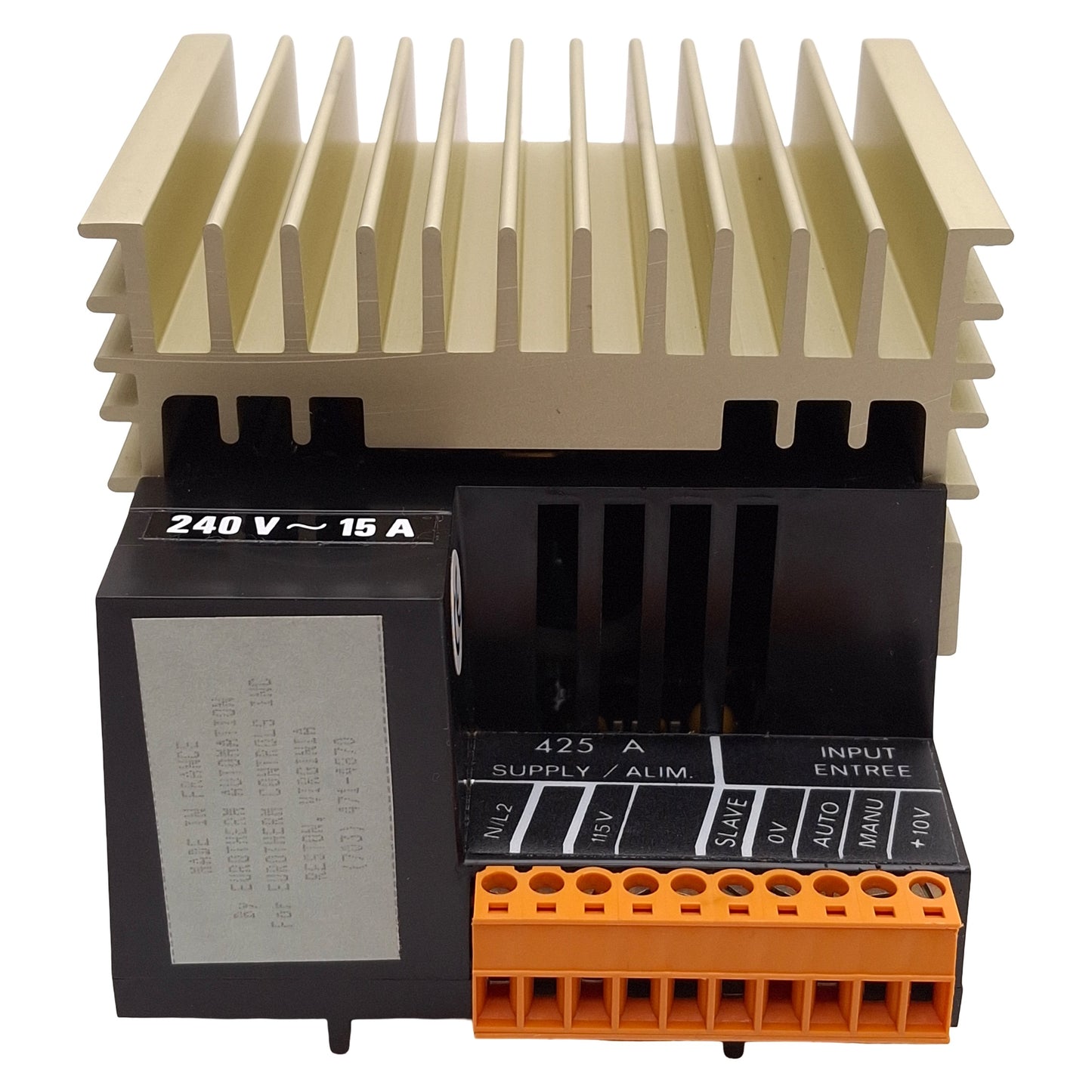 Used Eurotherm 425A/15A/240V/110V120/4MA20/PA/ENG/CL/96/00 Eurocube Thyristor Unit