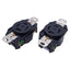 Used Lot of 2 Bryant 71420FR Twist Lock Receptacle 4-Pole, 125/250VAC, L14-20R NEMA