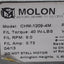 Used Molon CHM-1209-4M Permanent Magnet Gearmotor 12VDC, 40in-lbs, 9rpm, 0.62in Shaft