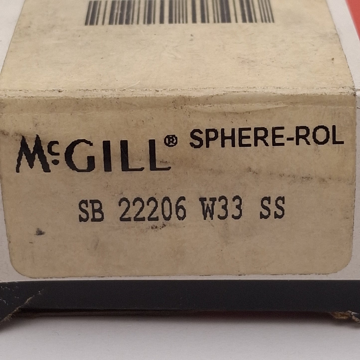 New McGill SB 22206 W33 SS Spherical Roller Bearing, ø30mm ID, ø62mm OD, 20mm Width