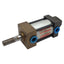 Used Mosier TC-3/8 1-1/8X1 Pneumatic Cylinder, ø1-1/8in Bore, 1in Stroke, 1/8in NPT