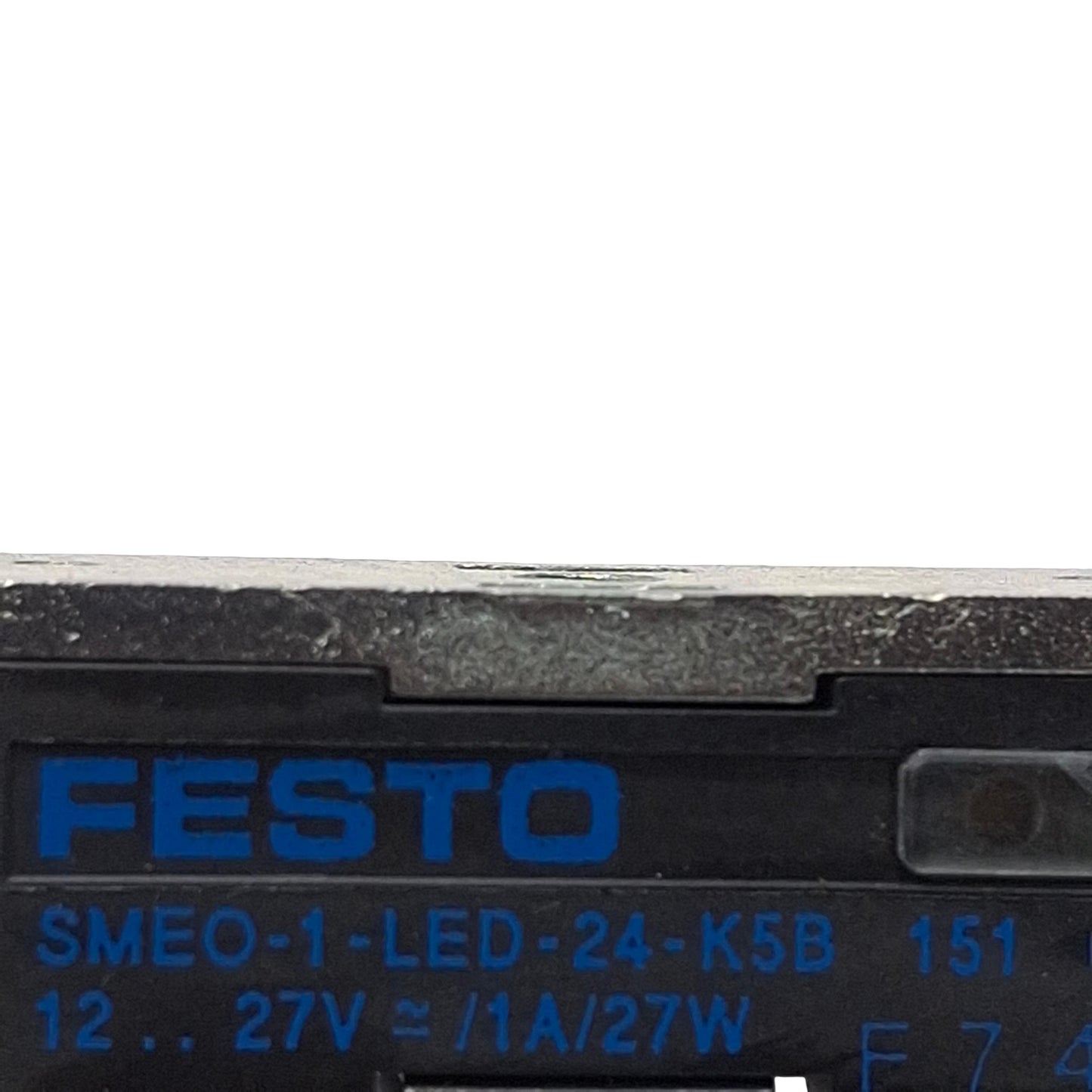 New – Open box Festo SMEO-1-LED-24-K5-B Proximity Sensor, Bipolar N/O, 12-27VDC, 3-Wire Lead 5m