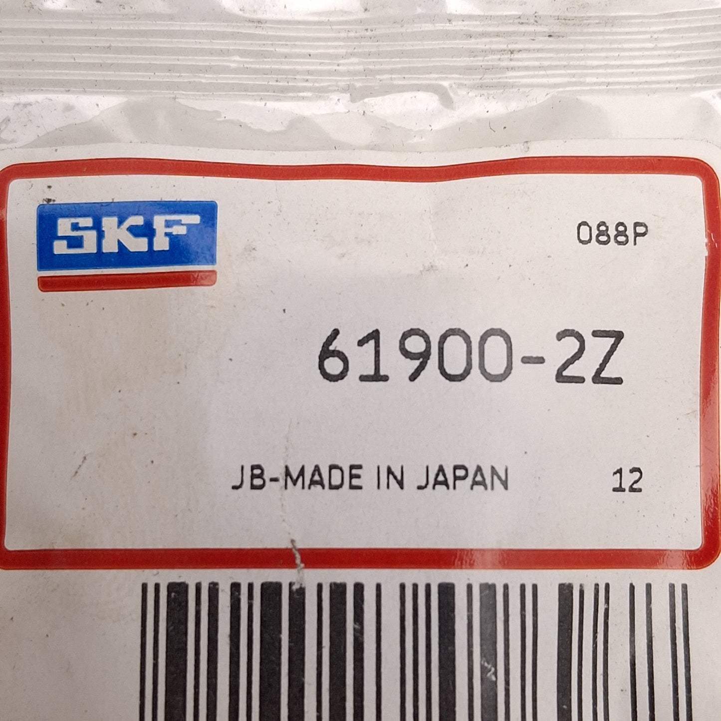New Lot of 2 SKF 61900-2Z Ball Bearing, ø10mm ID, ø22mm OD, 6mm Width, 1.27kN