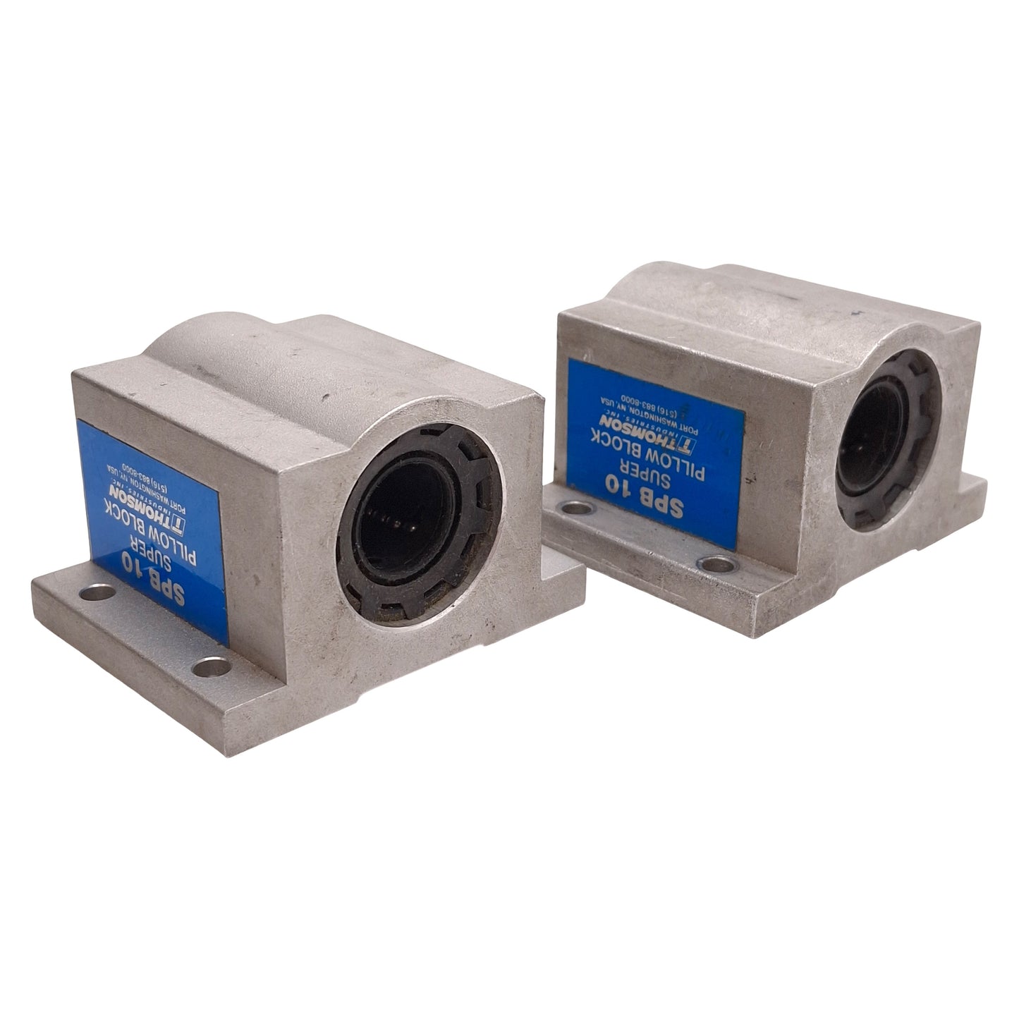 Used Lot of 2 Thomson SPB10 Super Ball Bearing Bushing Pillow Block, ø0.625in Bore