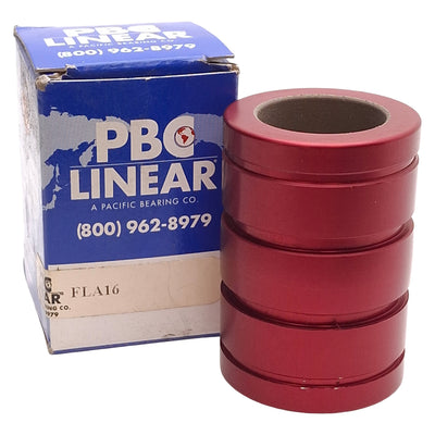 New PBC FLA16 Plain Linear Bearing, ø1in ID, ø1.56in Crowned OD, 2.25in Length