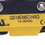 Used Banner QS18EN6CV45Q Photoelectric Sensor NPN, 43mm Range, 10-30VDC, 4-Pin M8