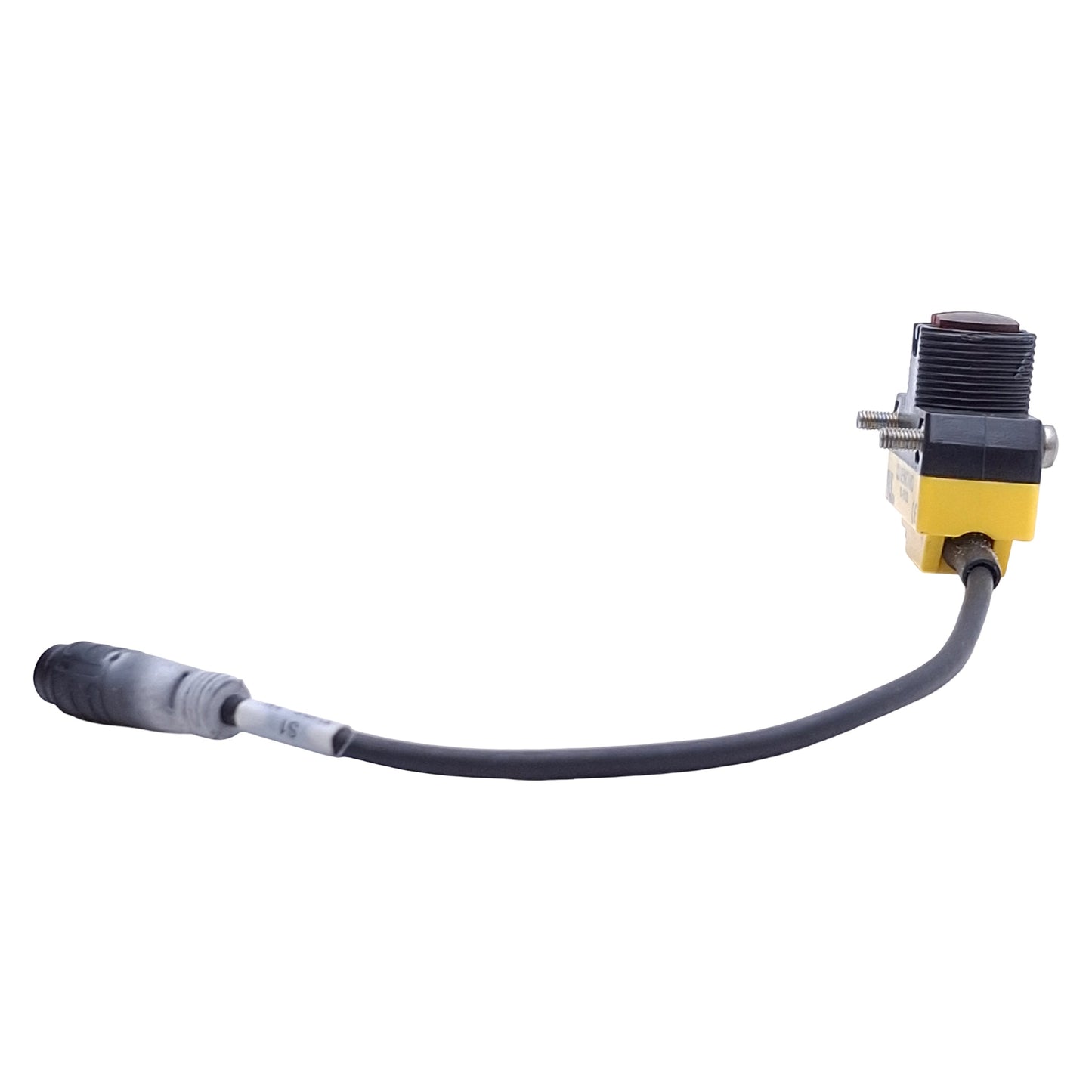 Used Banner QS18EN6CV45Q Photoelectric Sensor NPN, 43mm Range, 10-30VDC, 4-Pin M8