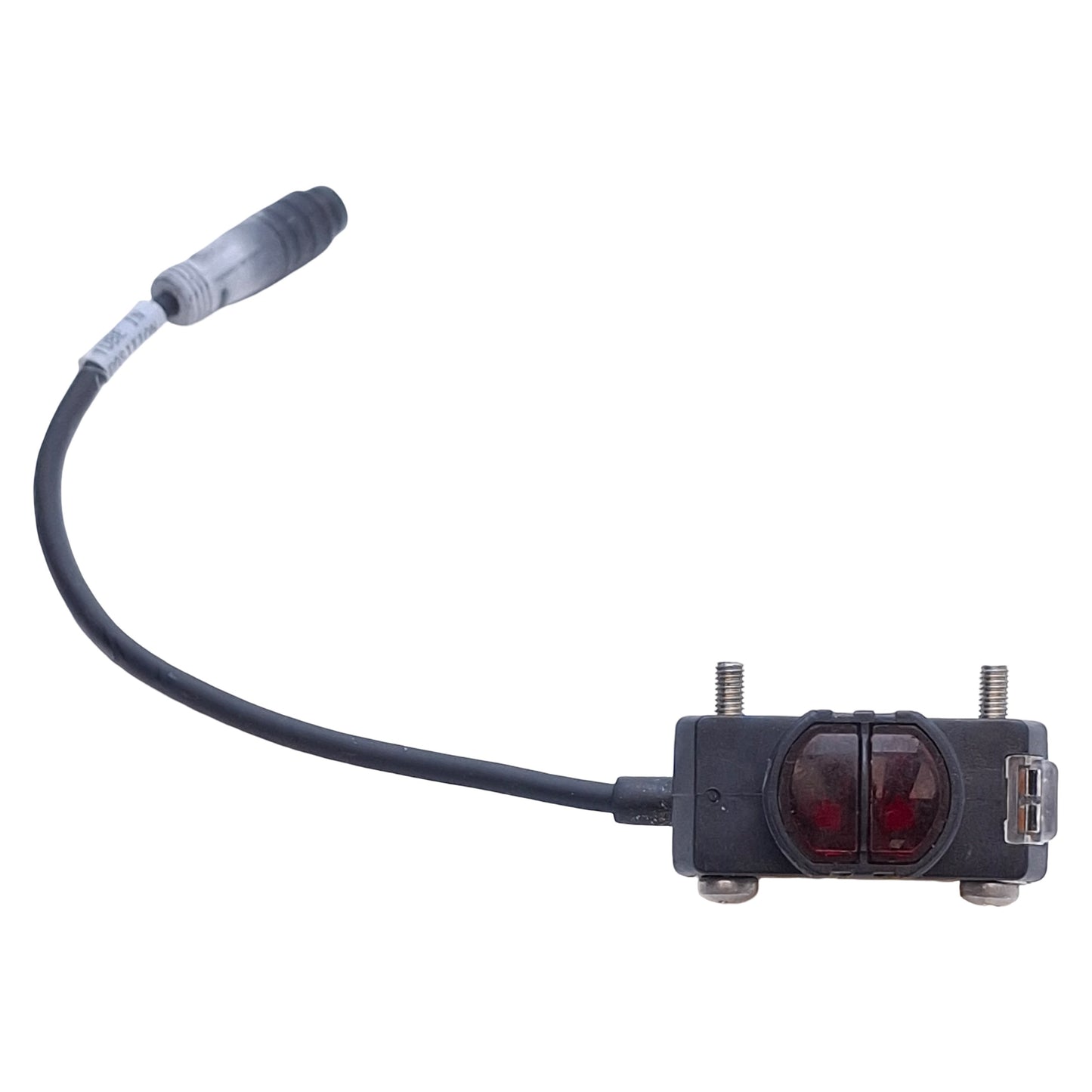 Used Banner QS18EN6CV45Q Photoelectric Sensor NPN, 43mm Range, 10-30VDC, 4-Pin M8