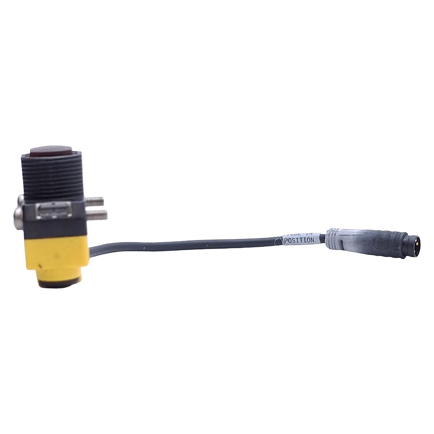 Used Banner QS18EN6CV45Q Photoelectric Sensor NPN, 43mm Range, 10-30VDC, 4-Pin M8