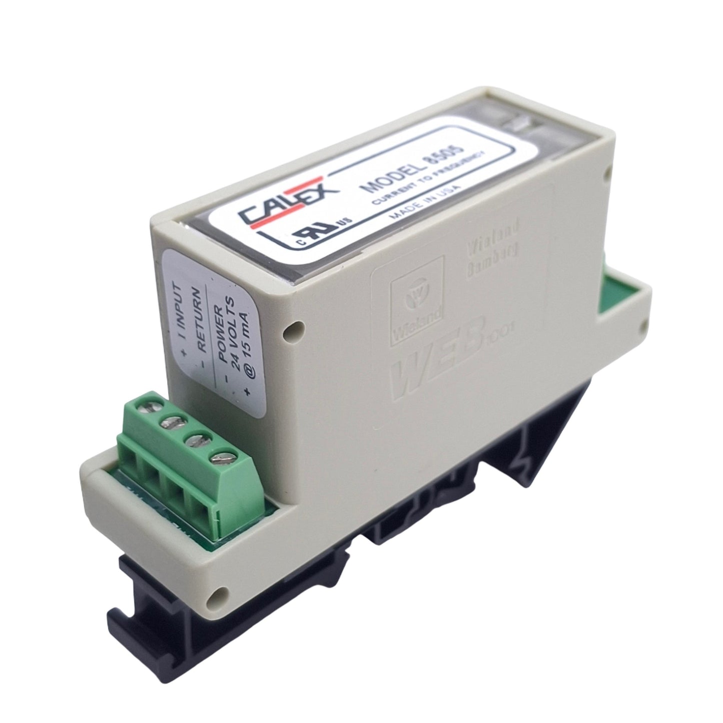 Used Calex Model 8505 Analog To Frequency Converter, 0-20mA to 0-5000Hz, 15-26VDC