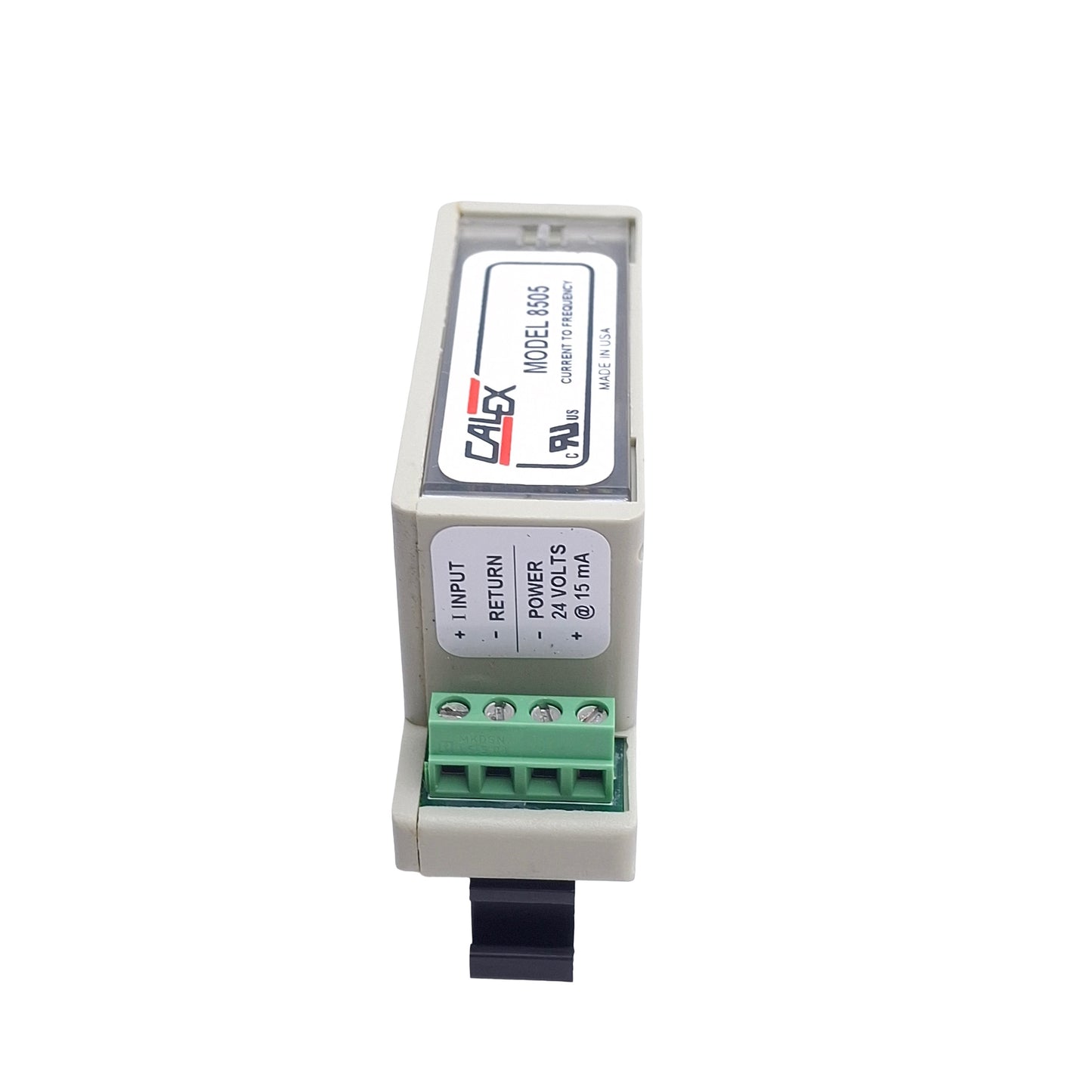 Used Calex Model 8505 Analog To Frequency Converter, 0-20mA to 0-5000Hz, 15-26VDC