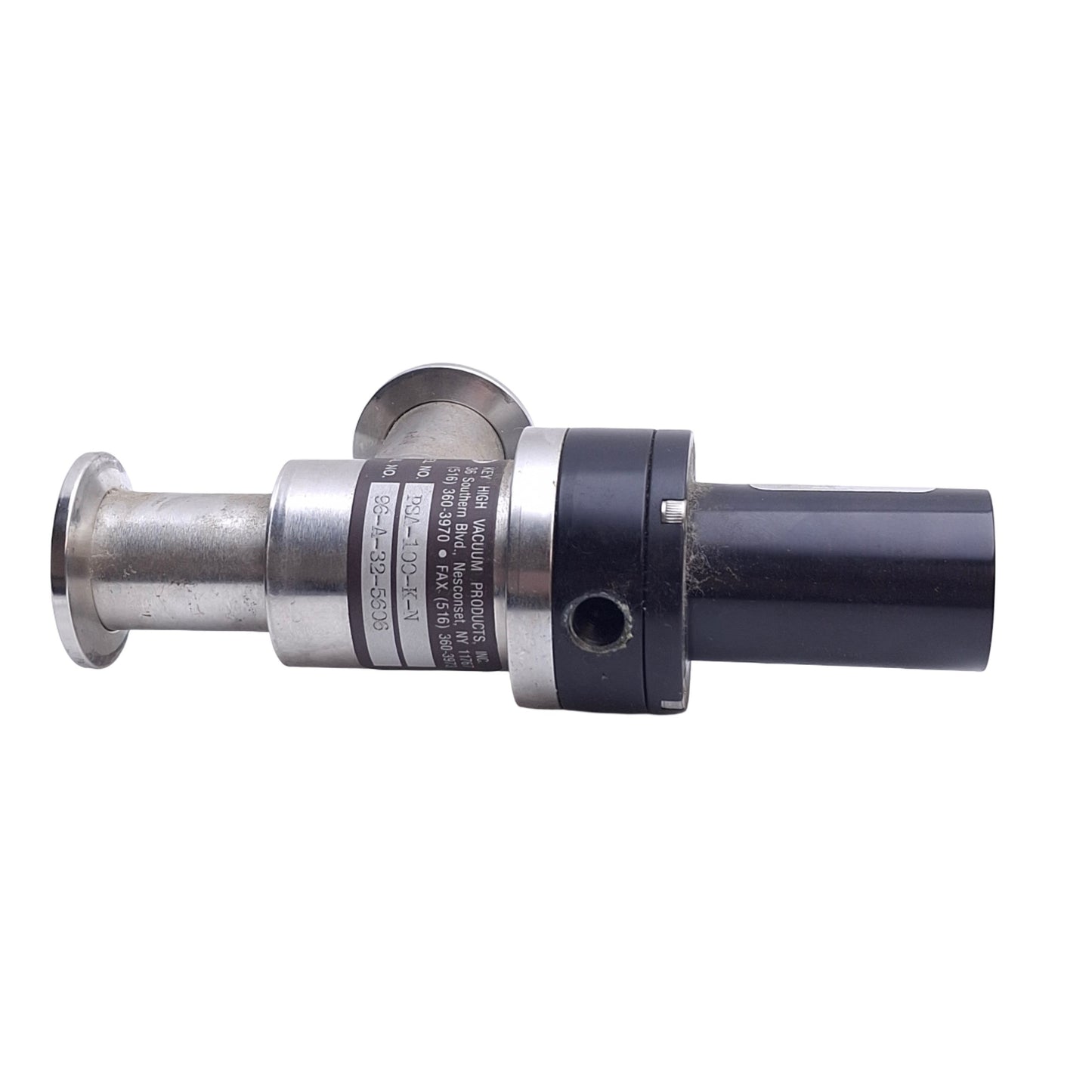 Used KeyHigh PSA-100-K-N Performance Series Vacuum Valve, 15L/s, 60-100psi, NW25