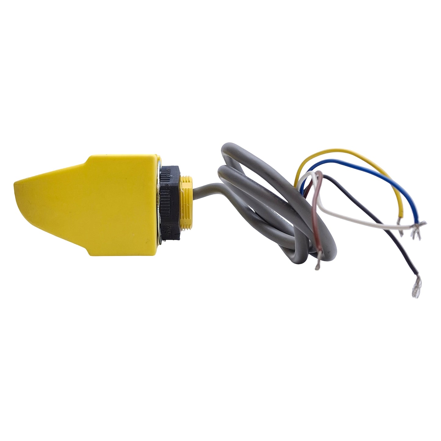 Used Banner STBVR81 Optical Touch Button Switch w/Guard, 20-30VAC/DC, 1.5ft Cable