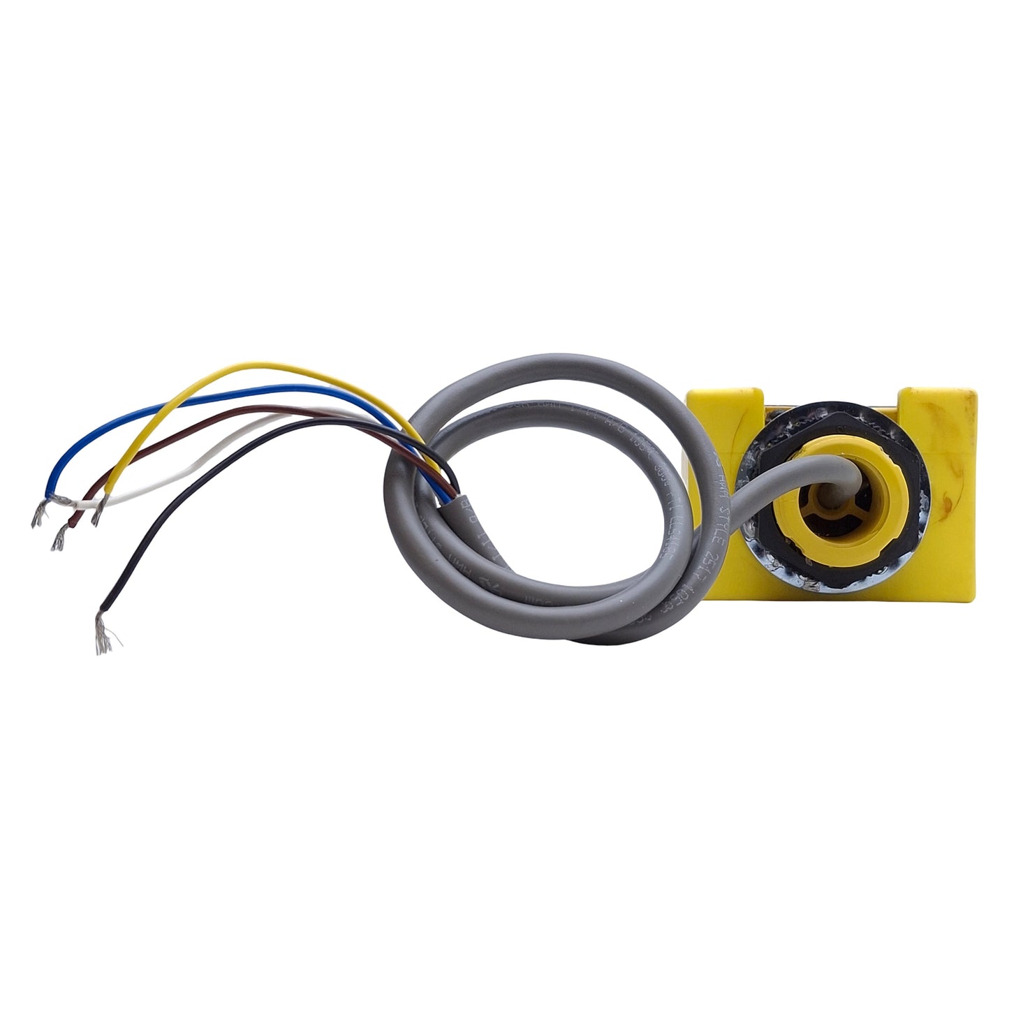 Used Banner STBVR81 Optical Touch Button Switch w/Guard, 20-30VAC/DC, 1.5ft Cable