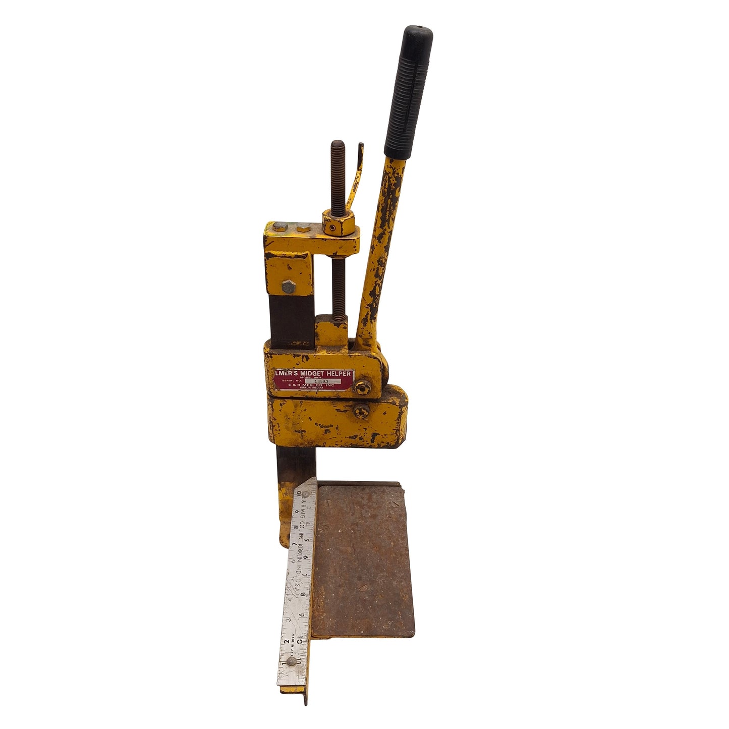 Used E&R Manufacturing SB-4 Elmer's Midget Helper Brick Cutter, Lever Operated