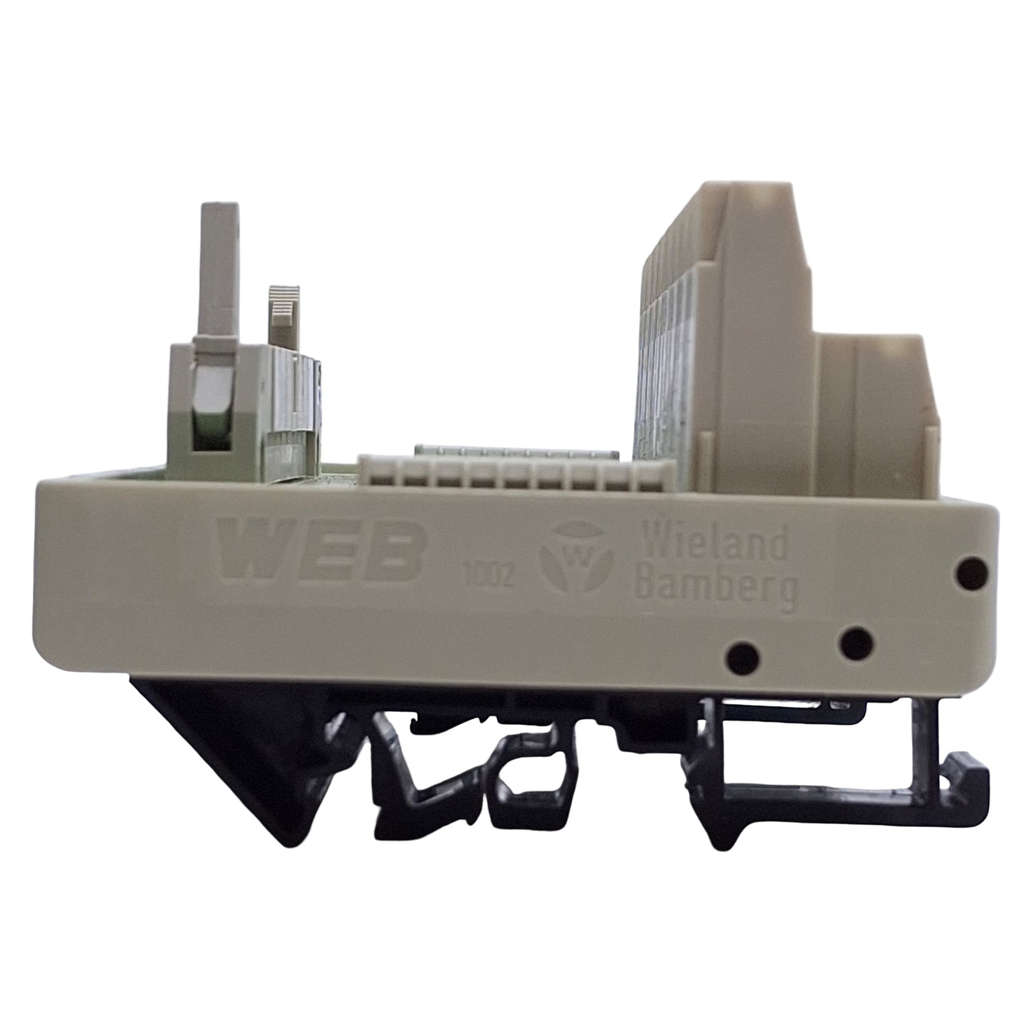 Used Wieland Electric 87.210.2210.3 Breakout Board 50-Pin Male, 60VAC/70VDC, DIN Rail
