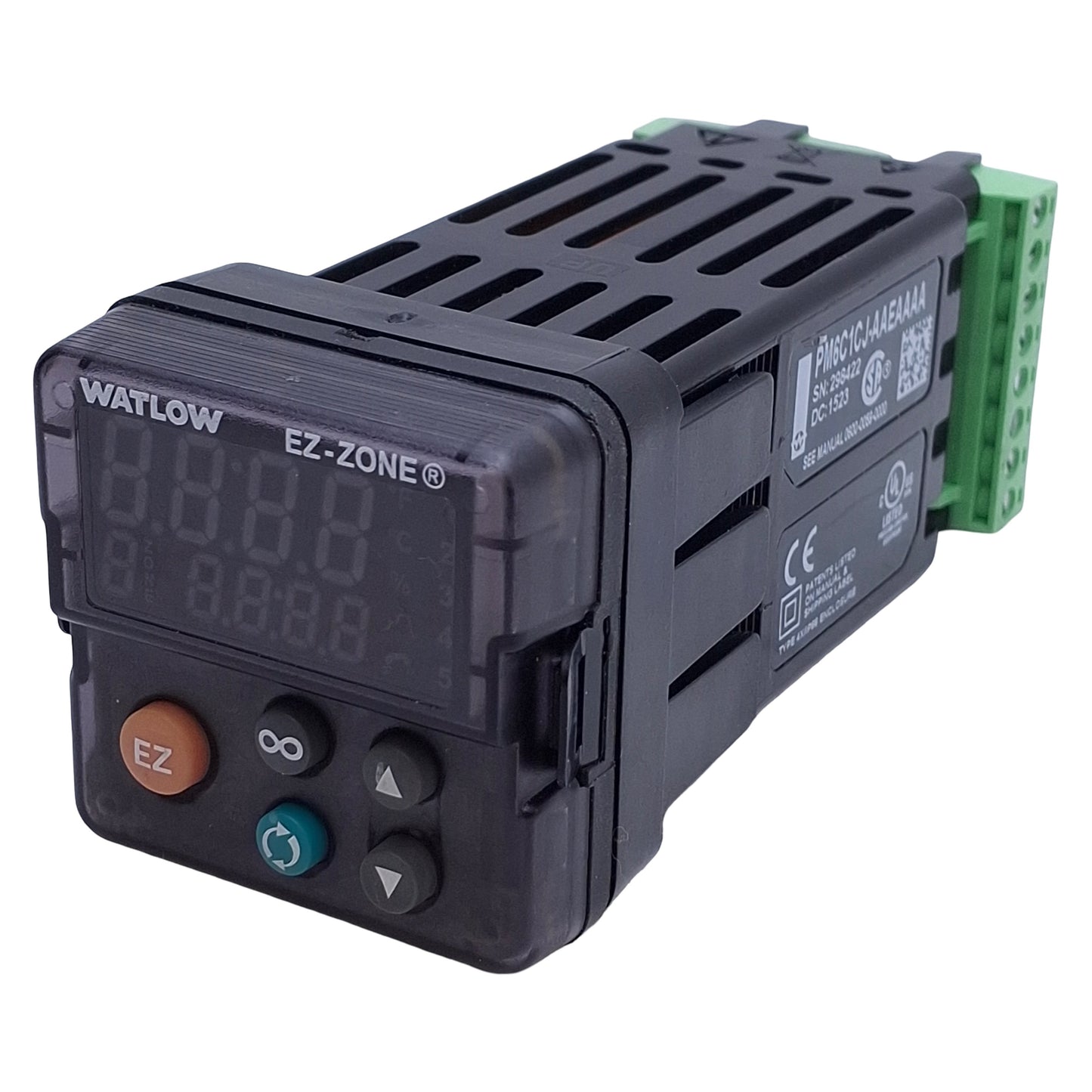 Used Watlow PM6C1CJ-AAEAAAA EZ-Zone PID Controller 100-240VAC, 1/16 DIN Mount