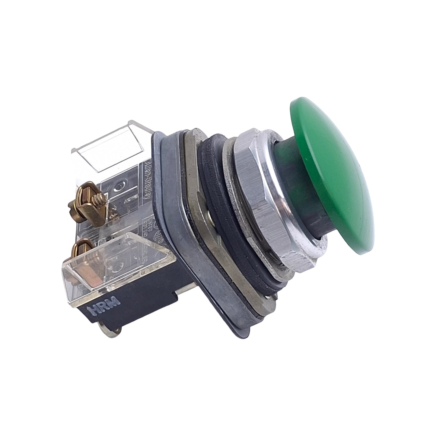 Used Allen Bradley 800T-D1D1 PushButton Switch, Momentary, 30mm, 1NO, 600VAC 10A Max