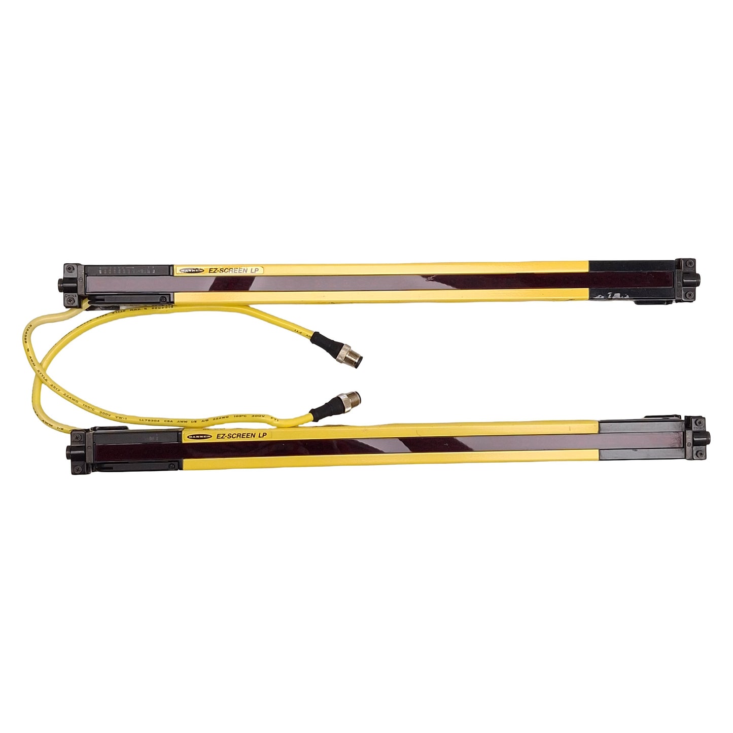 Used Banner SLPR14-410P8 / SLPE14-410P8 EZ-Screen LP Light Curtain Emitter & Receiver