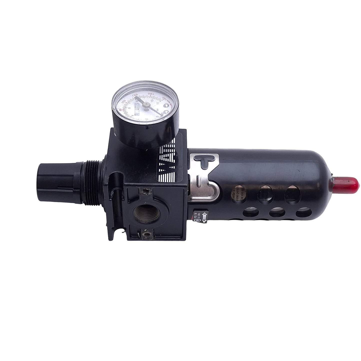 Used Watts B75-03BJC Filter/Regulator 0-125psi, 40 Micron, 3/8" NPT w/ Gauge