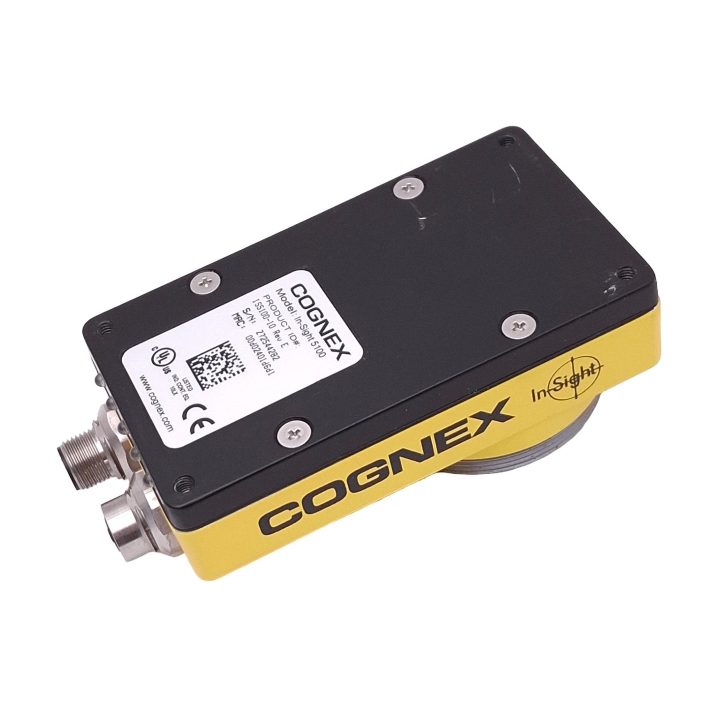 Used Cognex IS5100-10 In-Sight 5100 Machine Vision Camera, 1/3in CCD, 640x480, 24VDC
