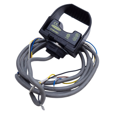 Used Banner OTBVR81 Optical Momentary Touch Button 20-30VAC/DC, SPDT, 6ft Cable