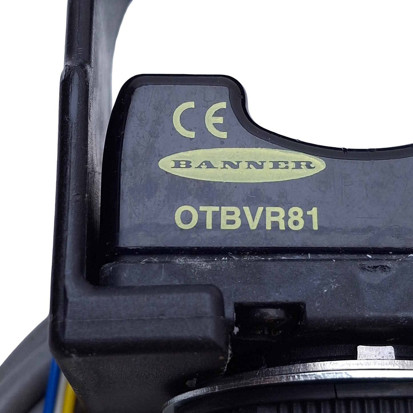 Used Banner OTBVR81 Optical Momentary Touch Button 20-30VAC/DC, SPDT, 6ft Cable