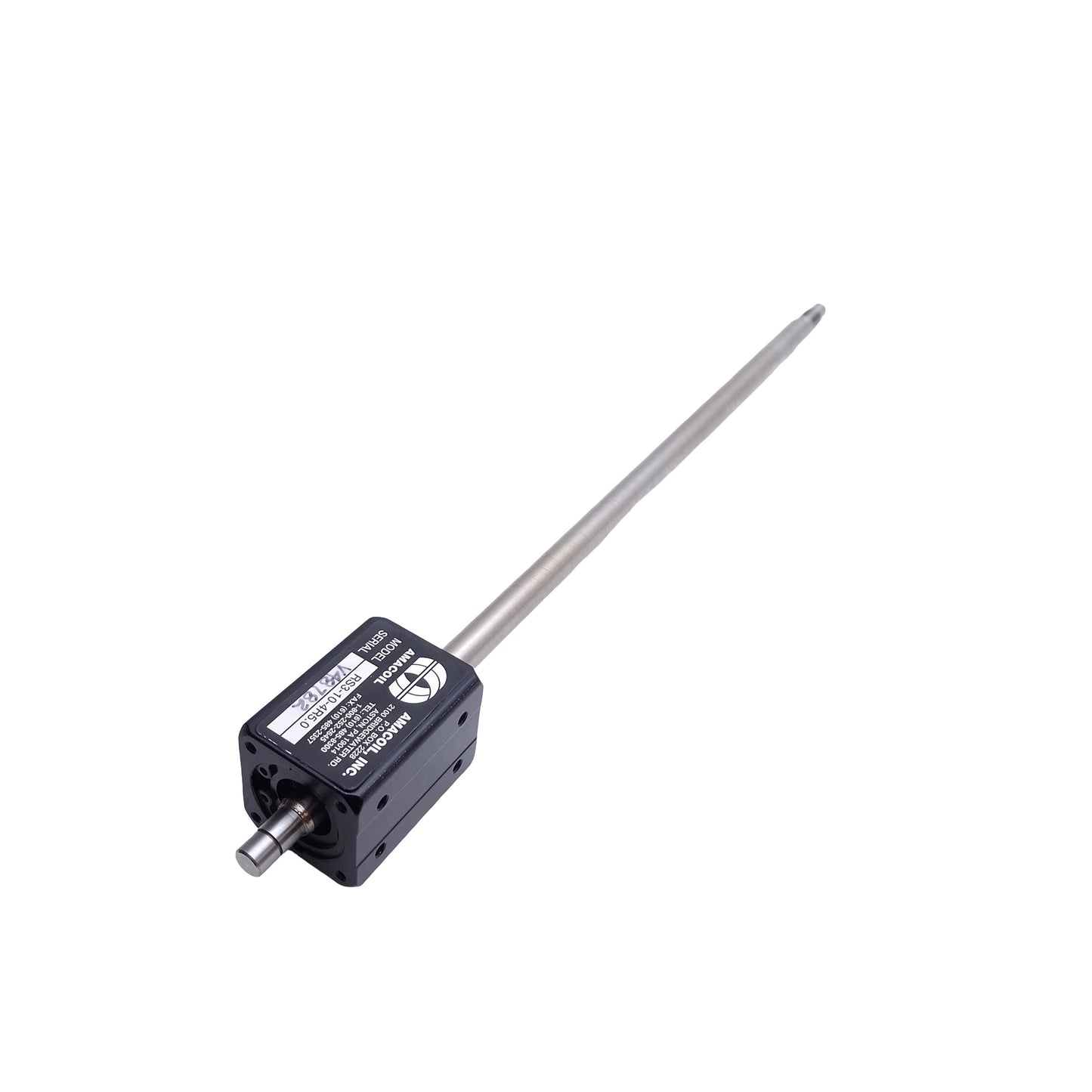 Used Amacoil RS3-10-4R5.0 Rolling Ring Linear Drive Nut, 5mm Pitch, 345mm Rail Length